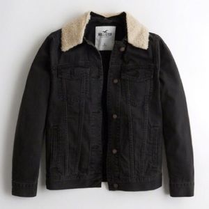 Hollister Black Trucker Jacket